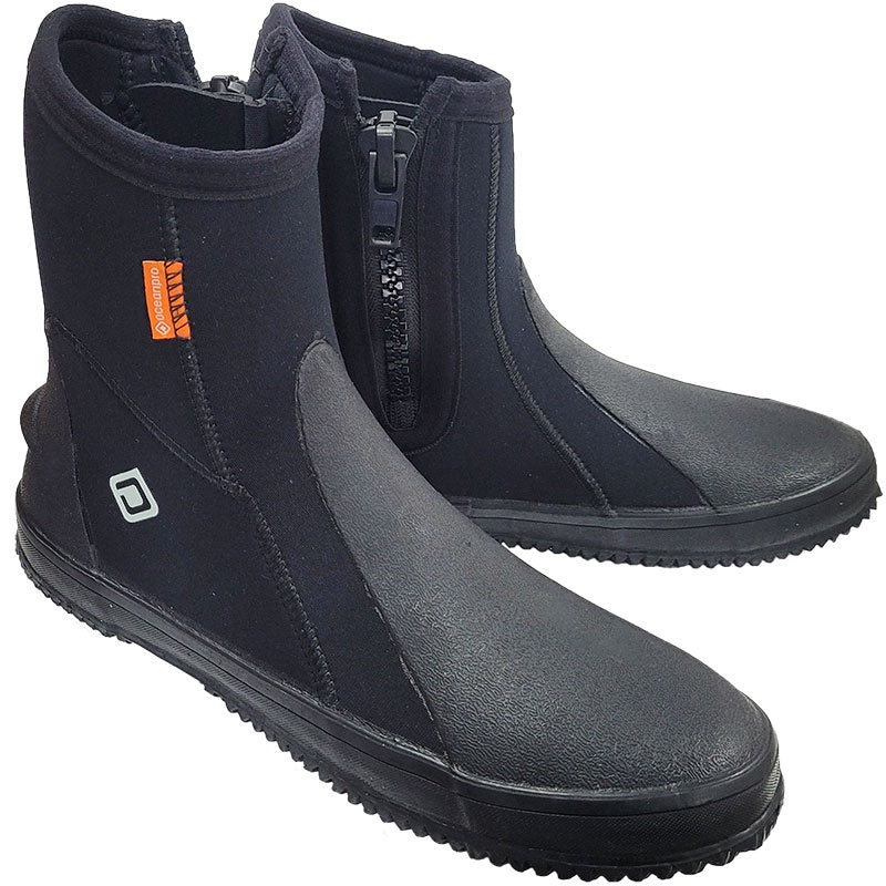 Ocean Pro Mission Boots, rugged outdoor boots with durable leather and sturdy soles for hiking and outdoor adventures.