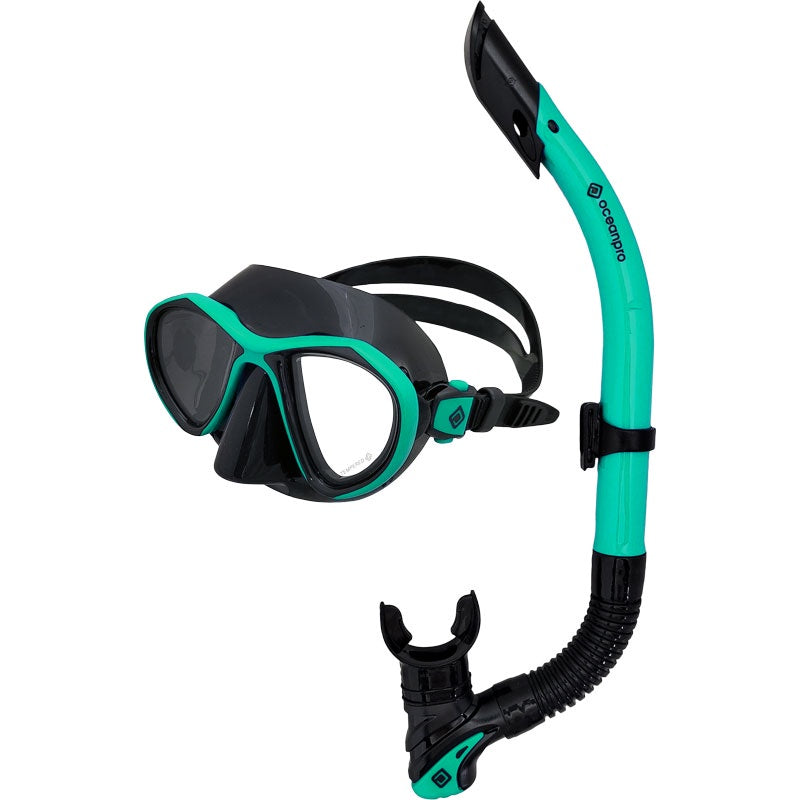 Ocean Pro Wistari Mask and Snorkel Set with adjustable mask and snorkel for comfortable underwater snorkeling.