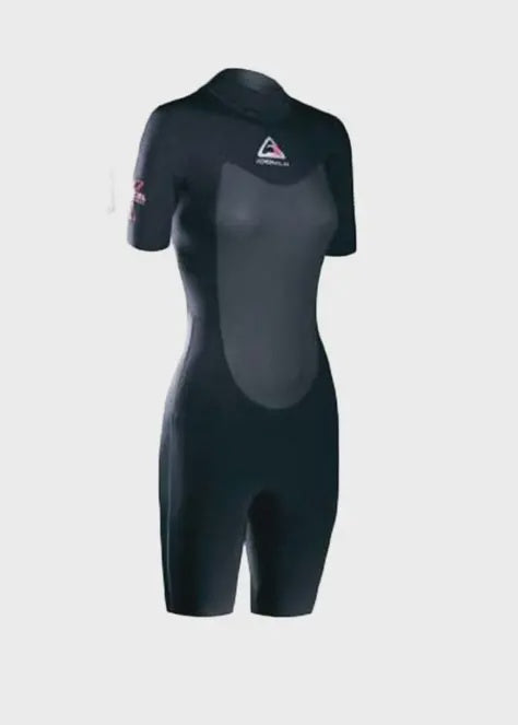 Adrenalin Radical-X 2-3mm blue spring suit for ladies, wetsuit designed for flexibility and warmth in water sports.