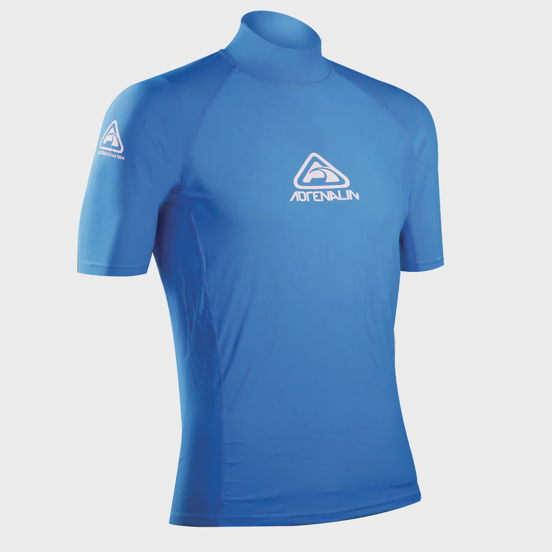 Pink Adrenalin Rashie Vivid Short Sleeve Junior rash guard, lightweight swimwear for kids with UV protection.