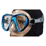 Red and black Apollo SV-2 Pro mask with adjustable straps and venting, designed for comfortable wear and protection.