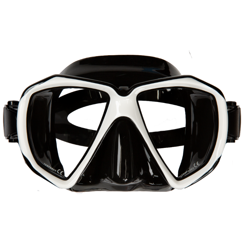 Red and black Apollo SV-2 Pro mask with adjustable straps and ventilation, designed for comfortable wear and protection.