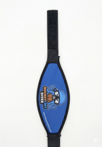Black Mask Strap accessory from Bucket List Diver, designed to secure and adjust diving masks comfortably.