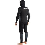 Cressi Fisterra 5mm 2-piece full wetsuit, XS size, designed for scuba diving and water sports, made of durable neoprene.