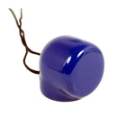 Black Cressi cylinder tank valve cap, dust cover for scuba diving tanks, made of durable material.