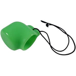 Black Cressi tank valve cap for cylinders, dust cover for scuba diving equipment, fits securely on valve to prevent debris entry.