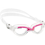 Cressi Flash Lady Goggles with black frame and tinted lenses, designed for comfortable swimming and clear vision.