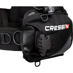 Cressi Solid Plus Jacket Style BCD in XS, featuring adjustable straps and integrated weight system for scuba diving.
