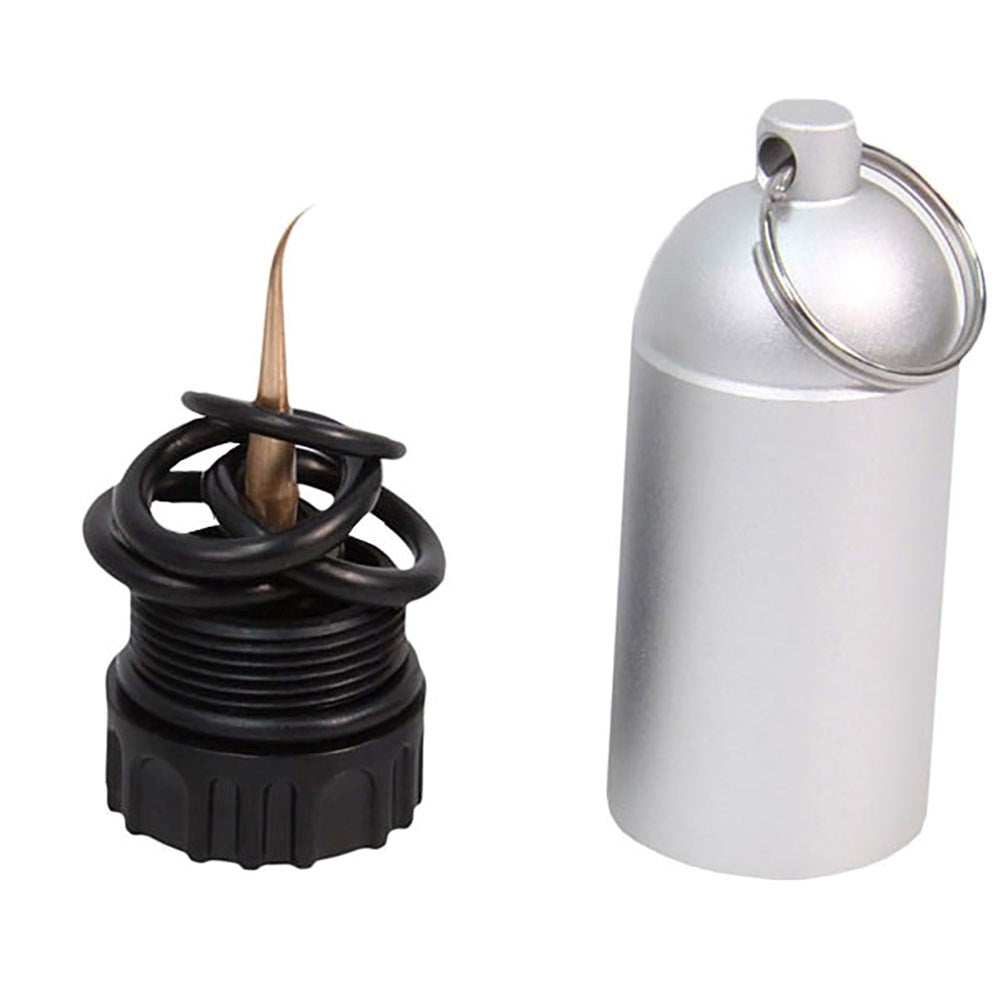 Cressi O-ring holder tank lanyard with snap clips and pick, designed for secure underwater equipment attachment.