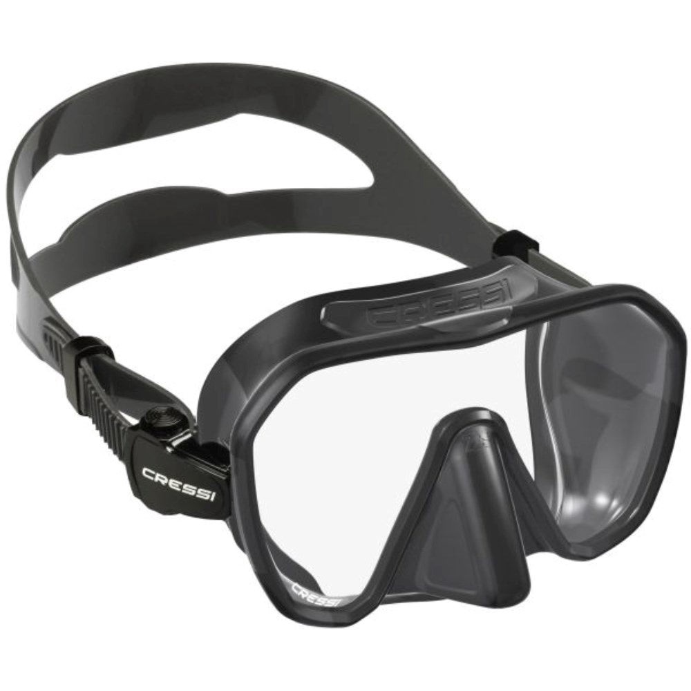 Turquoise Cressi Z2 Small Mask for snorkeling or diving, featuring a compact design and clear lenses.