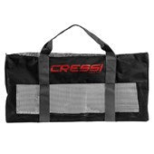 Cressi Mesh Gear Bag 102L with durable mesh fabric, ideal for storing and organizing diving or sports gear.