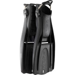 Cressi Origin LD scuba fins in fluoro pink, XS-S size, featuring lightweight design and adjustable straps for comfortable diving.