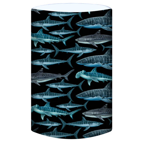 Diver Mon Art original UV neck gaiter hood with turtle design, offering sun and hair protection for outdoor activities.