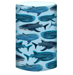 Diver Mon Art UV Neck Gaiter hood with turtle design, providing sun and hair protection, made of lightweight fabric.