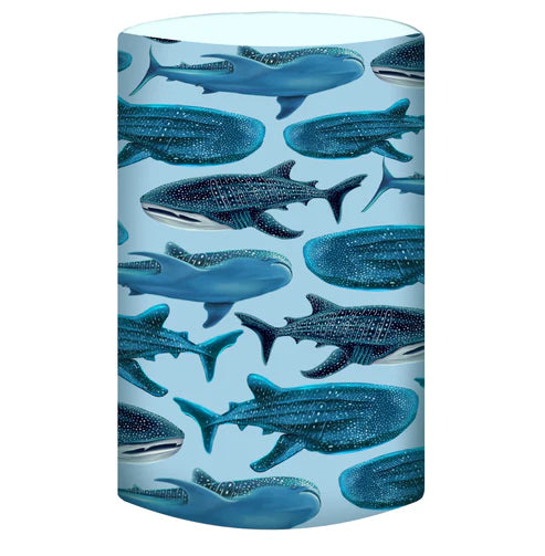 Diver Mon Art UV Neck Gaiter hood with turtle design, providing sun and hair protection, made of lightweight fabric.