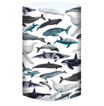 Diver Mon Art UV neck gaiter hood featuring a large turtle design, providing sun and hair protection.