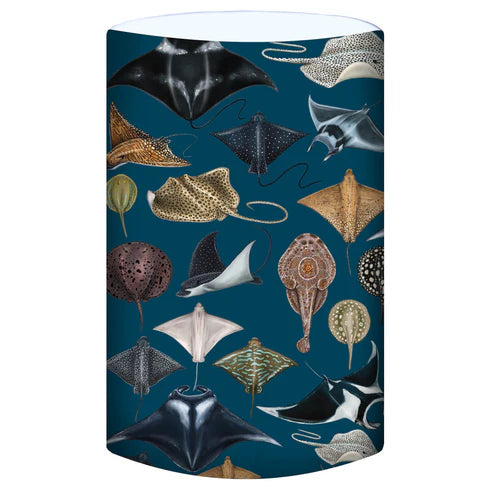 Diver Mon Art UV neck gaiter hood featuring a big turtle design for sun and hair protection, made of breathable fabric.