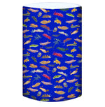Diver Mon Art Original UV neck gaiter hood with big turtle design, offering sun and hair protection.