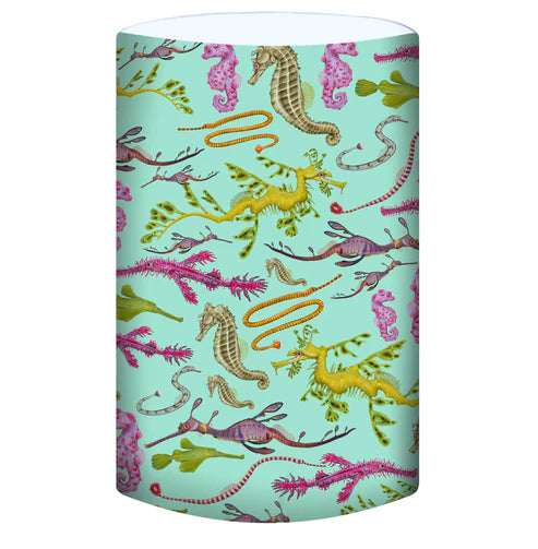 Diver Mon Art UV neck gaiter hood featuring a large turtle design for sun and hair protection.