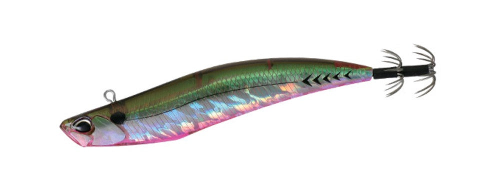 DUO D-Squid 95mm sinking jig lure with ghost H-mack design, used for fishing, from DUO Lures & Jigs collection.