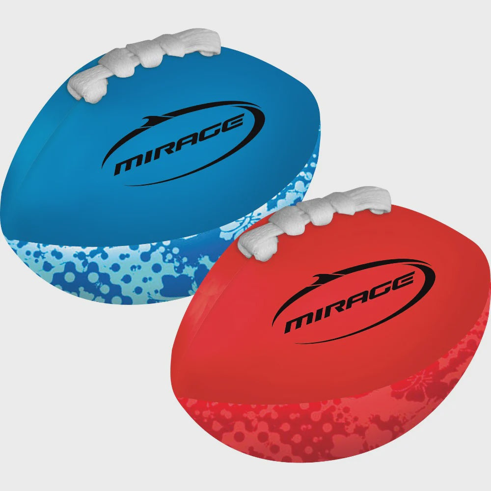 Mini footballs toy by Mirage, small colorful soccer balls perfect for children, displayed in a playful arrangement.