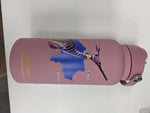 Blue plastic drink bottles, reusable accessories with screw-top lids, ideal for hydration on the go.
