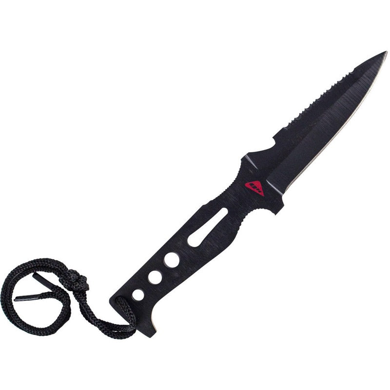 Ocean Hunter Shadow Knife with sleek blade and ergonomic handle, ideal for fishing and outdoor cutting tasks.