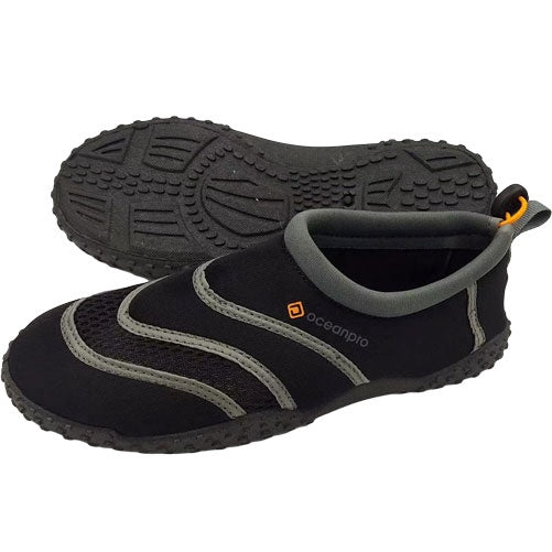 Adult Ocean Pro Aqua Shoe Boots in vibrant blue with flexible sole, designed for water activities and outdoor adventures.