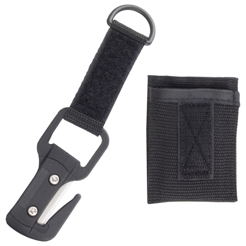 Ocean Pro single blade line cutter knife with a sturdy handle and sharp blade for precise cutting.