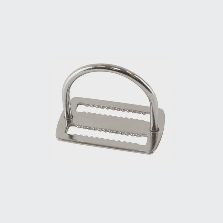 Fixed D Ring 2 90 Deg SS from Ocean Pro, stainless steel lanyard snap clip with a 90-degree D-ring for secure attachment.