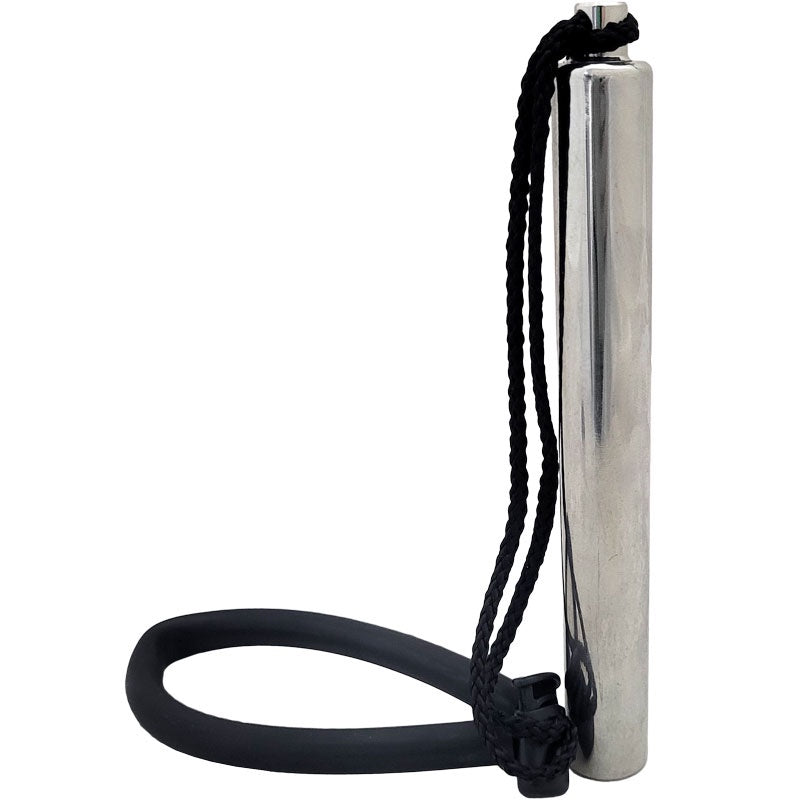 Ocean Pro Tank Rattle 304 stainless steel lanyard with snap clips, designed for secure attachment and durability.