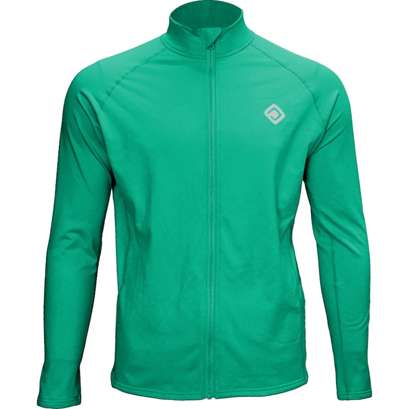 Teal Ocean Pro 2TF Zippered Thermal Rashie, a snug rash guard with zipper for sun protection and warmth, in a 2XS size.