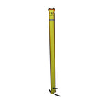 Ocean Pro PSD Oral Inflate Surface Marker Buoy with reels, used for underwater safety and visibility during diving activities.