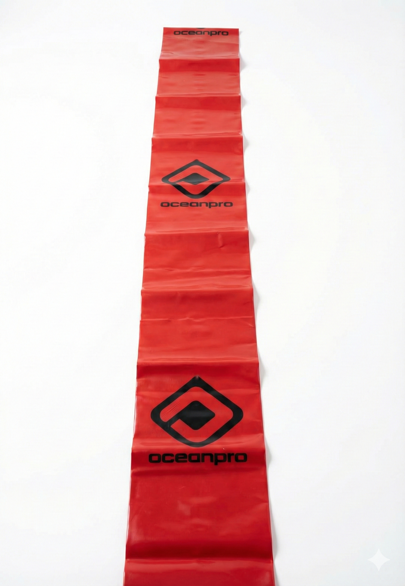 Ocean Pro PSD Signal Tube surface marker buoy with reel, bright orange, for underwater signaling and safety during marine activities.
