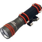 Ocean Pro Torch Sub-Sabre Mini, compact underwater torch with adjustable beam for diving or underwater activities.