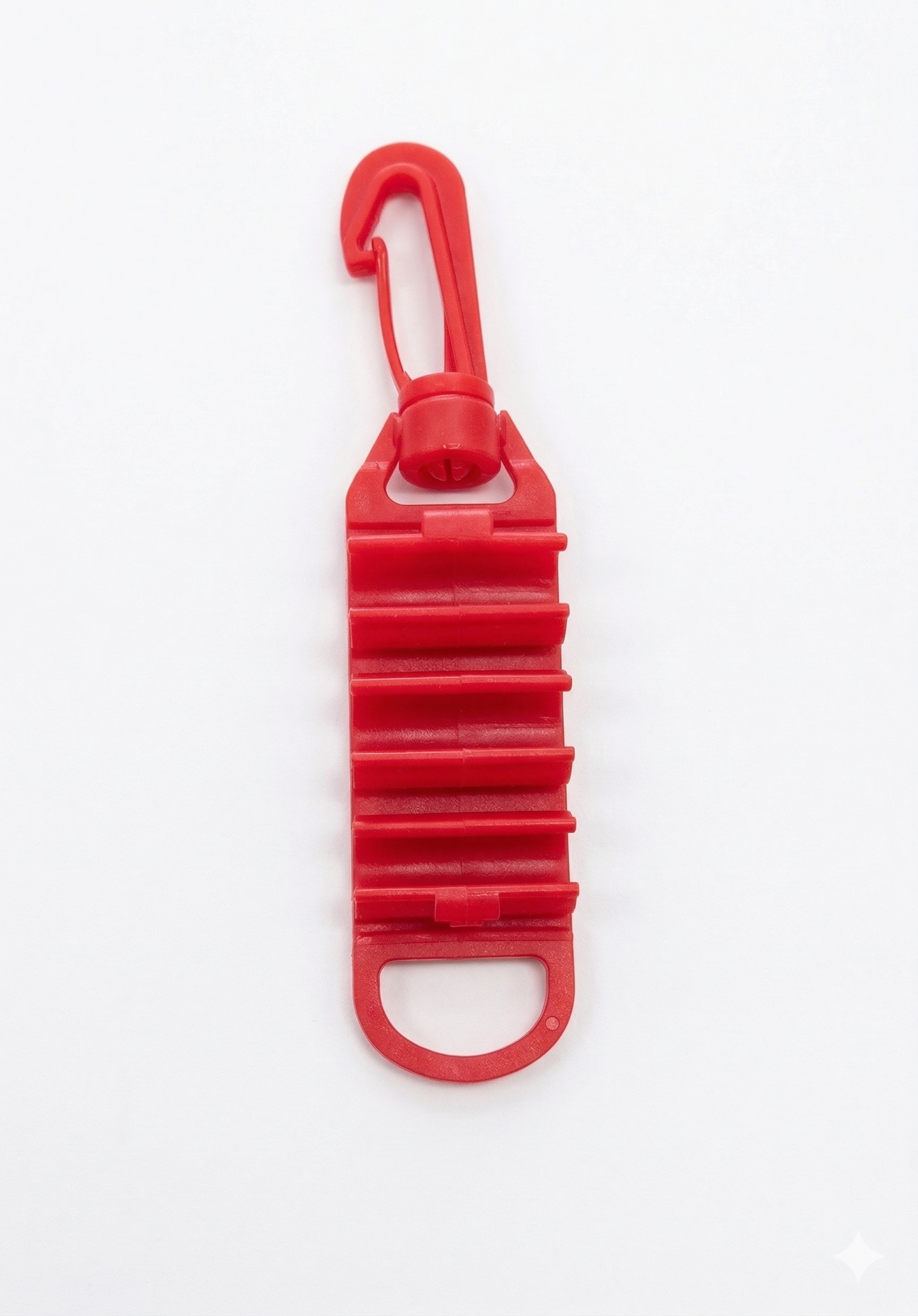 Sterling Leisure hose holder for 3 hoses, featuring a lanyard and snap clips for secure storage and organization.