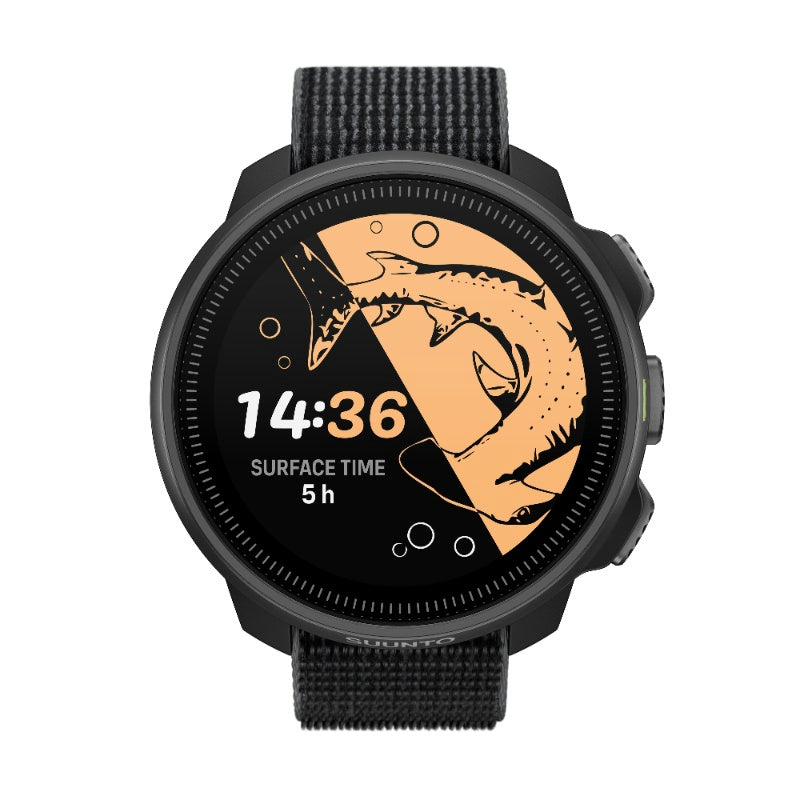 Suunto Nautic S advanced navigation watch with digital display and multiple sensors for maritime navigation.
