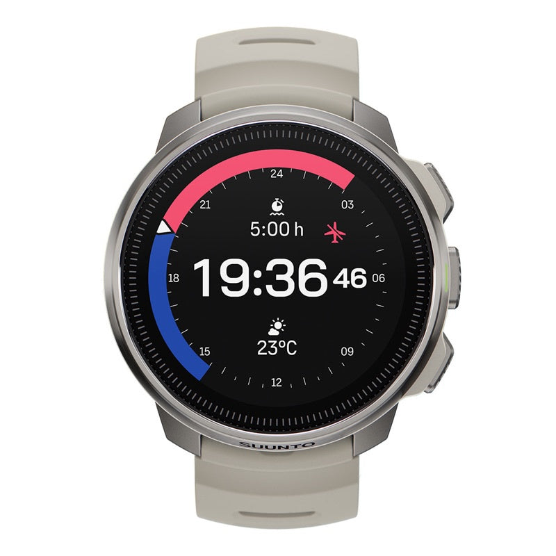 Suunto Ocean advanced steel black diving watch with a black dial and sturdy metal strap, designed for professional underwater exploration.