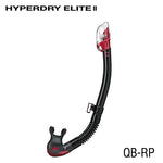 TUSA Sport Hyperdry Elite II Snorkel with dry-top design and adjustable mouthpiece, ideal for snorkeling adventures.