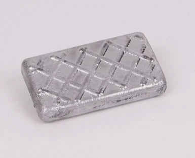 WA Sinkers lead weight ingot for weights and weightbelts, showing a solid metal ingot used for swimming or diving weights