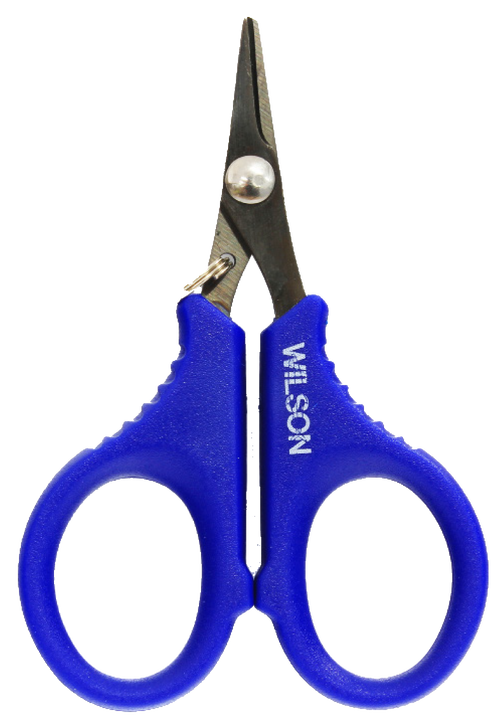 Wilson Braid Scissor made of stainless steel, ideal for precise cutting, displayed on a white background.